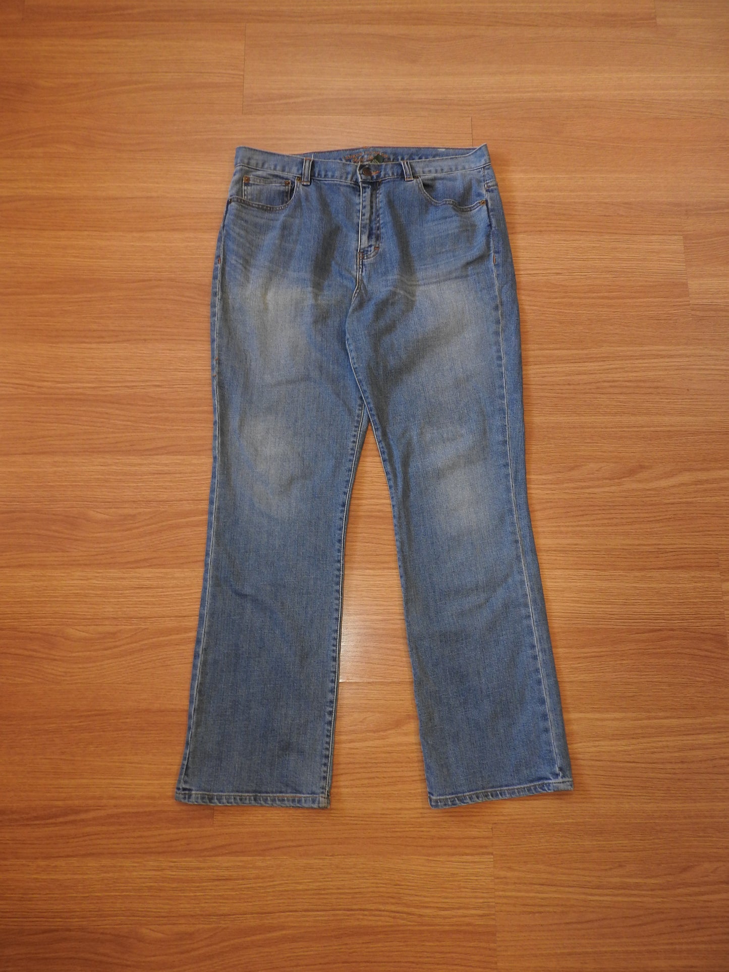 Ralph Lauren Jeans Co.® Classic Straight Denim Women's Jeans (Light Blue) [Size 44]