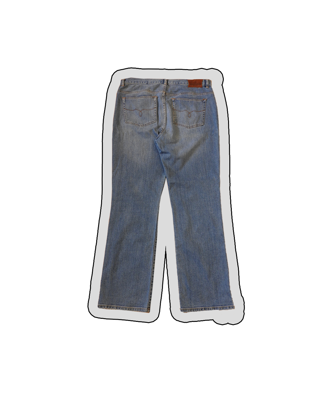 Ralph Lauren Jeans Co.® Classic Straight Denim Women's Jeans (Light Blue) [Size 44]