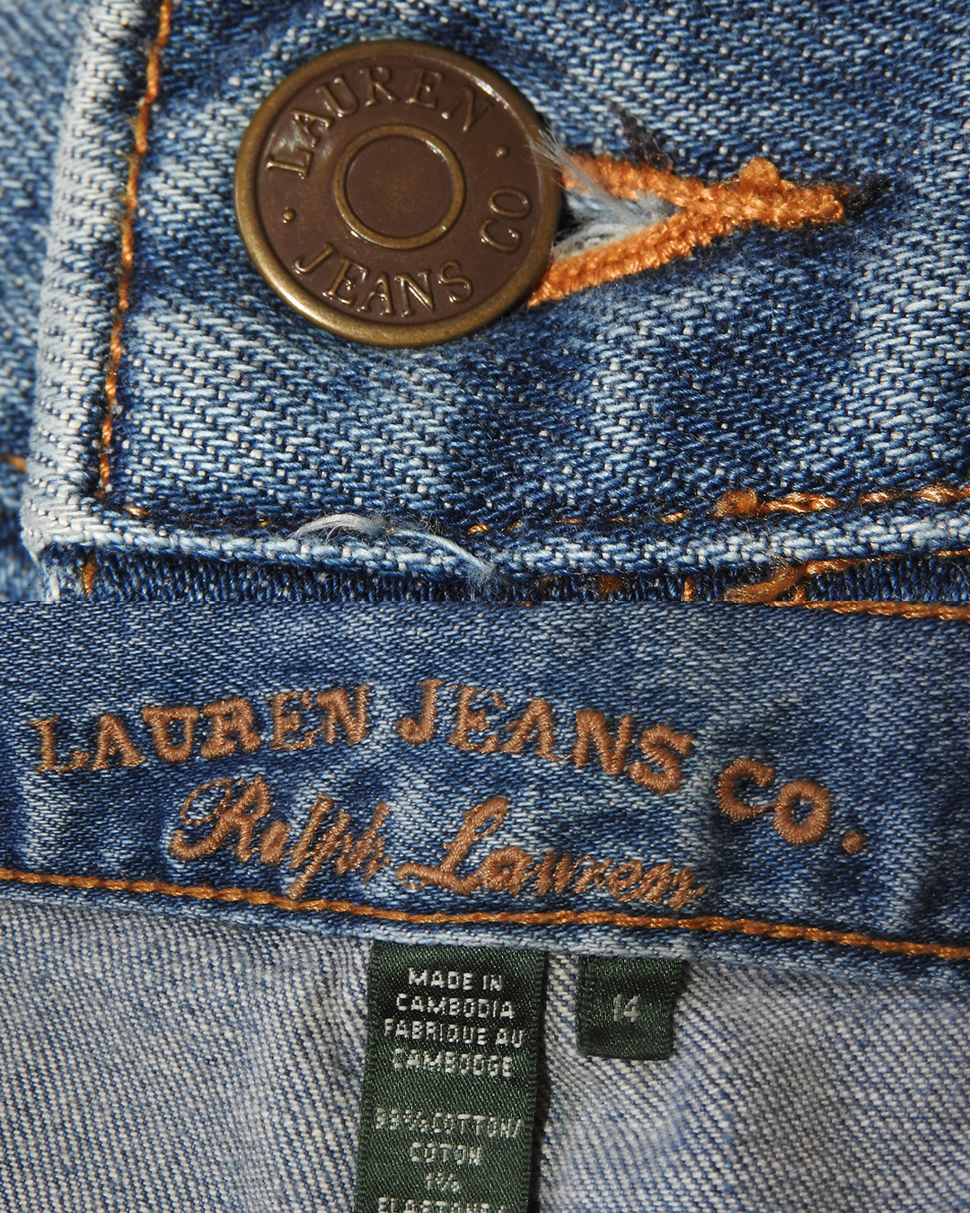 Ralph Lauren Jeans Co.® Classic Straight Denim Women's Jeans (Light Blue) [Size 44]